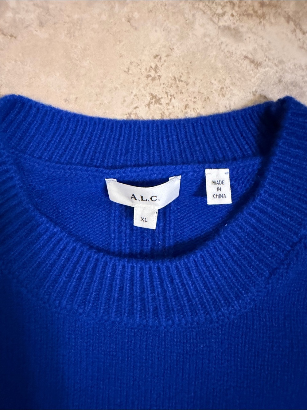 A.L.C. Cashmere Cobalt Sweater - Picture 2 of 6